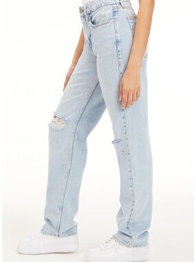 Good American Good 90s Distressed High Waist